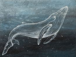Gemälde, Universal whale, Zukhra Atnasheva