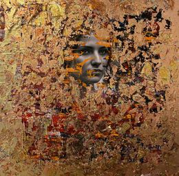 Gemälde, Girl in gold, Nena Lang Cirkovic