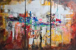 Painting, Triptyque, Robert Sgarra