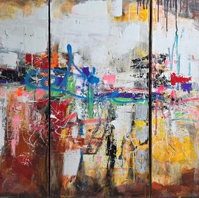 Peinture, Triptyque, Robert Sgarra