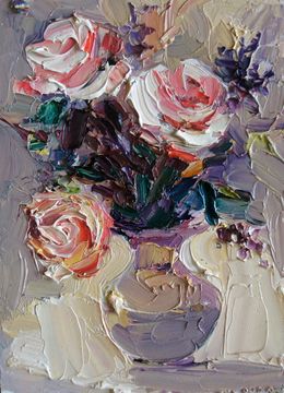 Painting, Rustic bouquet, Stanislav Lazarov