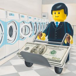 Print, The Money Launrette, Leon Keer