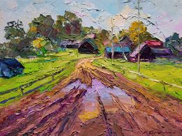 Gemälde, Returning to the village, Boris Serdyuk