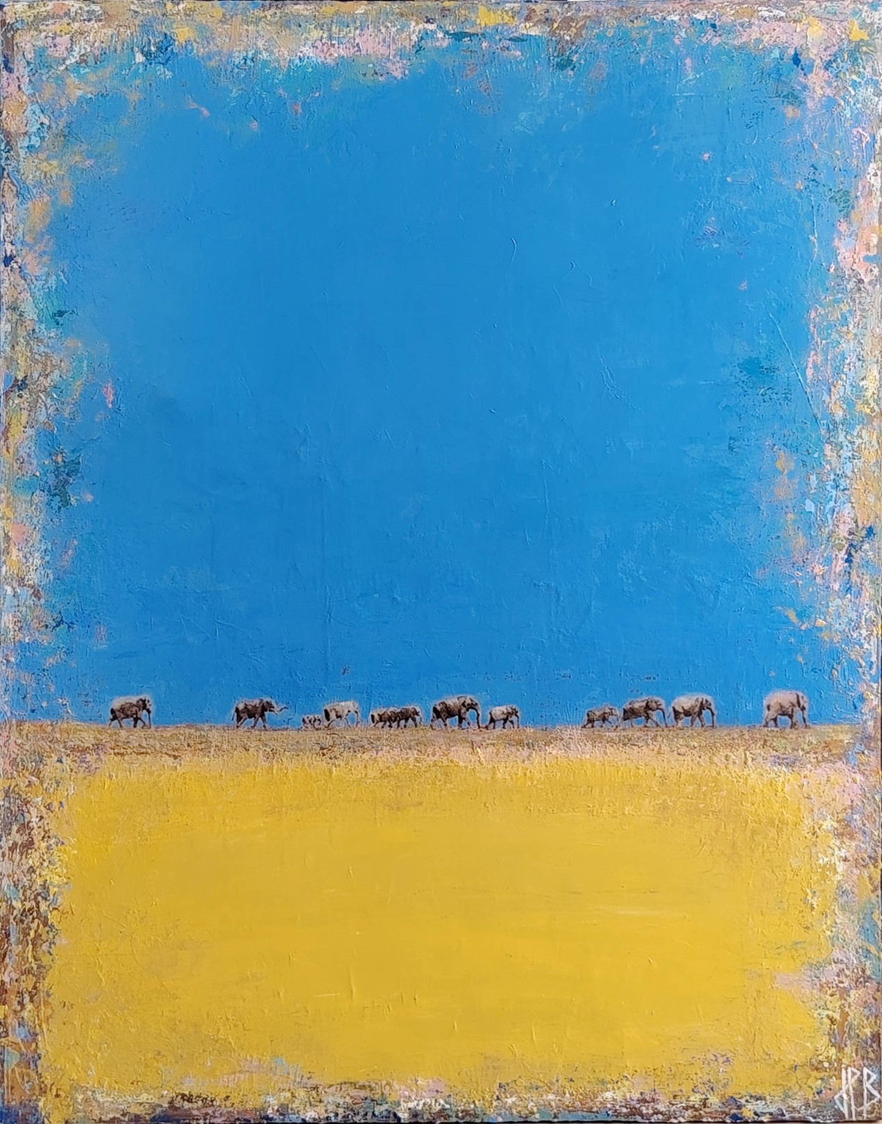 Jean-Philippe Berger, Migration d'éléphants Jean-Philippe Berger, Migration d'éléphants