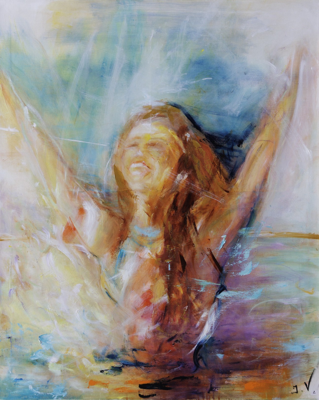 Isabelle Verdenne, Eclat festif- Portrait de femme Isabelle Verdenne, Eclat festif- Portrait de femme