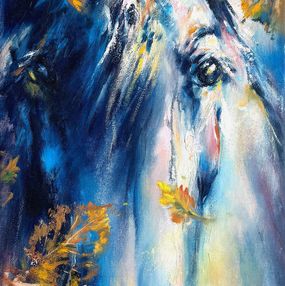 Painting, October Horse, Eleonora Taranova