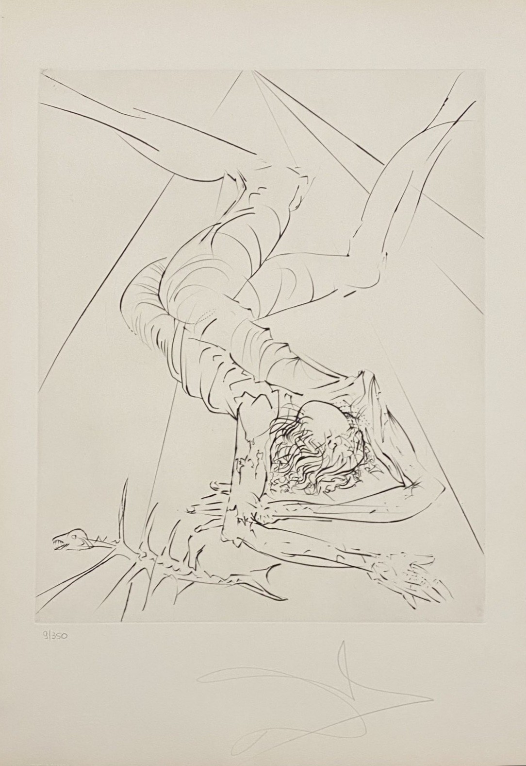 Salvador Dali, The Old Man and the Sea - The Fall Salvador Dali, The Old Man and the Sea - The Fall