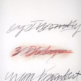 Print, 3 dialogues (1), Cy Twombly