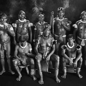 Photographie, Kamayurá pajés (shamans). Xingu Indigenous Territory, State of Mato Grosso, Brazil (XL), Sebastião Salgado