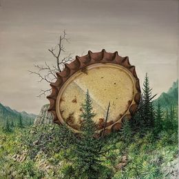 Painting, Bottle Cap (Kronkorken), Osse Müller