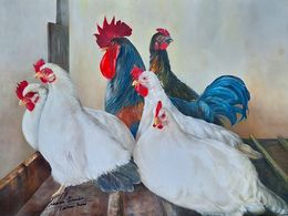 Peinture, Las Gallinas, Marisa Escudero Cuervas-Mons