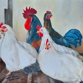 Gemälde, Las Gallinas, Marisa Escudero Cuervas-Mons