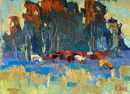 Gemälde, The turn to go home, Oksana Ivanyuk
