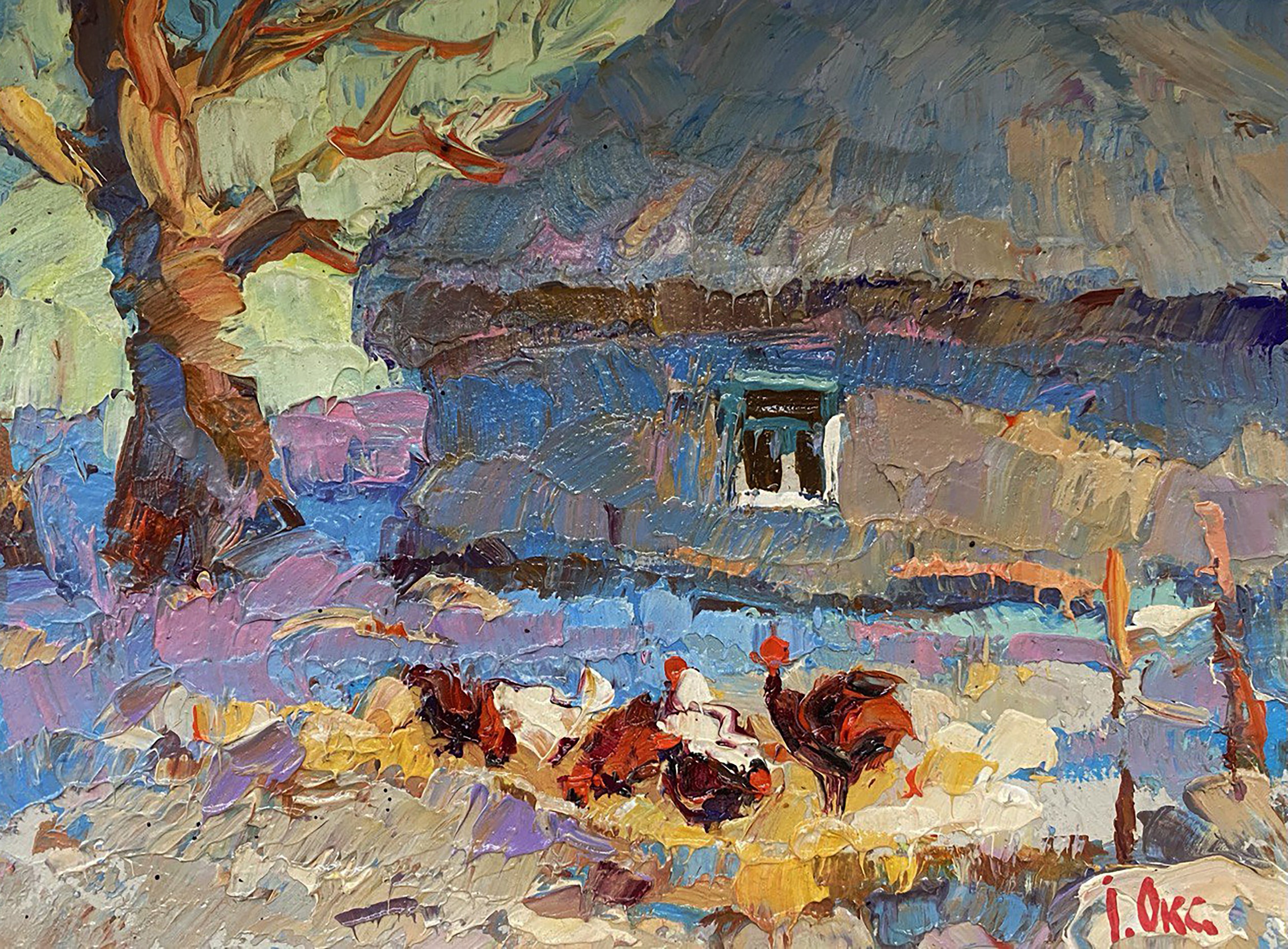 Oksana Ivanyuk, Frost in the yard Oksana Ivanyuk, Frost in the yard