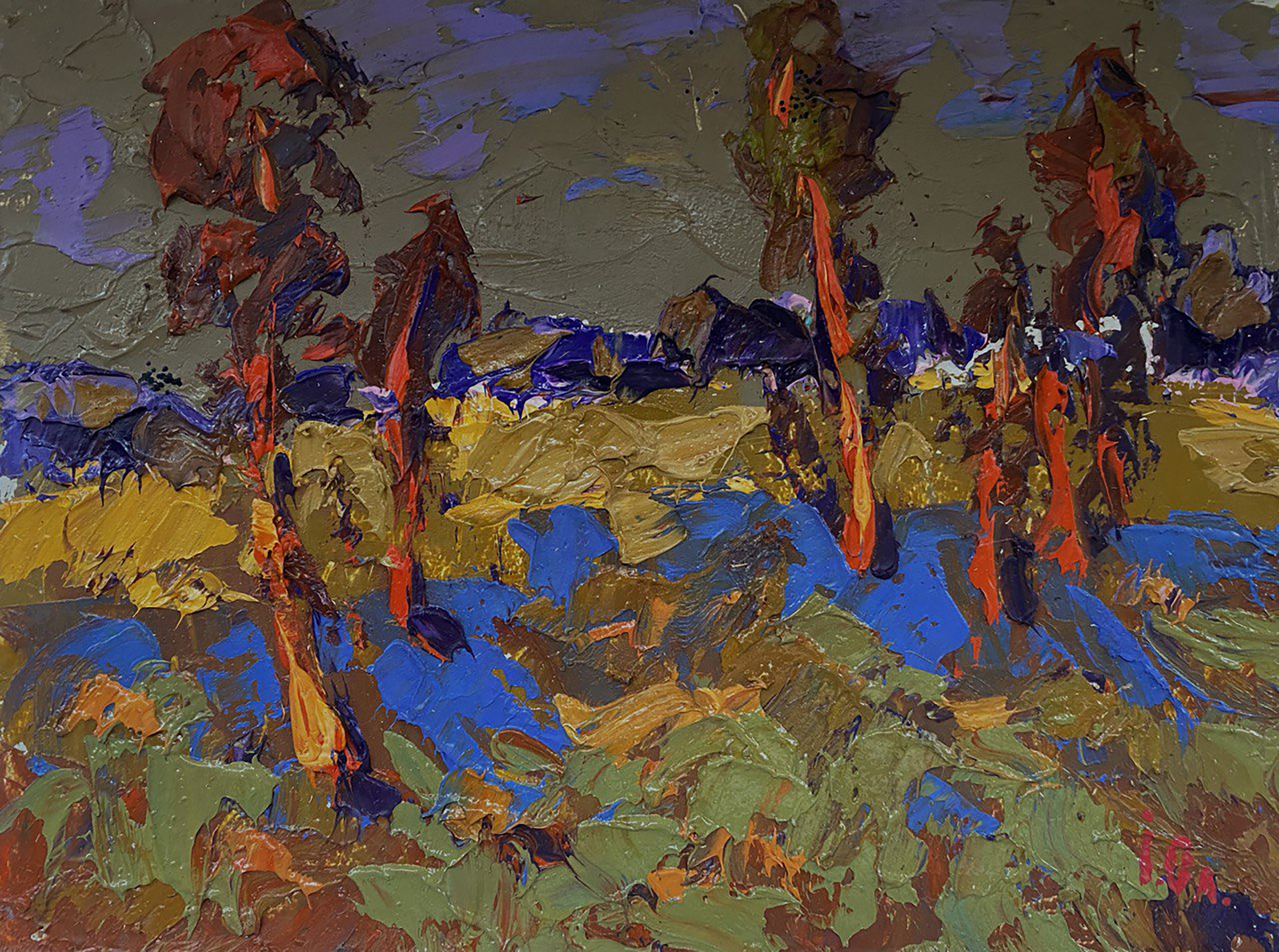 Ivanyuk Oleksiy, Evening in the field Ivanyuk Oleksiy, Evening in the field