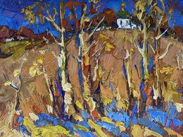 Painting, Yellow Autumn, Oksana Ivanyuk
