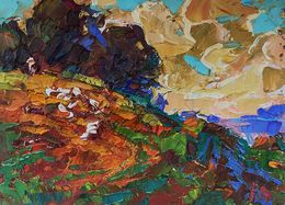 Gemälde, On the slope, Ivanyuk Oleksiy
