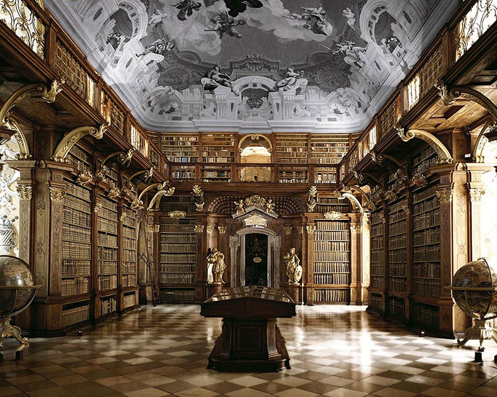 Massimo Listri, Biblioteca di Melk, Austria Massimo Listri, Biblioteca di Melk, Austria