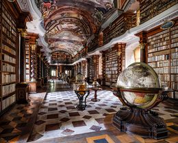 Photography, Biblioteca Nazionale Klementinum II, Prague, Czechia, Massimo Listri