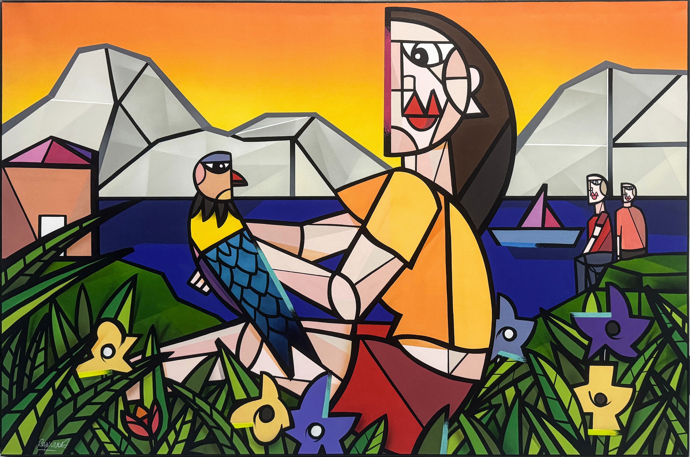 Julien Raynaud, La femme et l'oiseau Julien Raynaud, La femme et l'oiseau