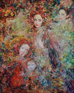 Painting, Ukraine Mother, Anna Privaloff
