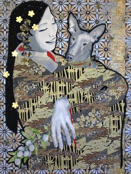 Painting, Olive Branch, Tama Takahashi