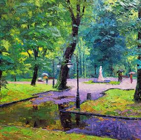 Gemälde, City park, Boris Serdyuk