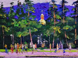 Painting, Railway platform, Boris Serdyuk