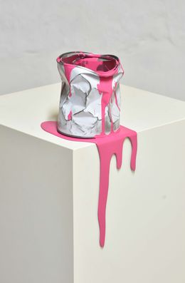 Scultura, Le vieux pot de peinture rose, Yannick Bouillault
