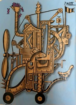 Gemälde, Machine a bonbons, Pascal Astier