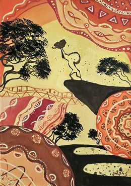 Zeichnungen, Lion King Series, Eter Merkviladze