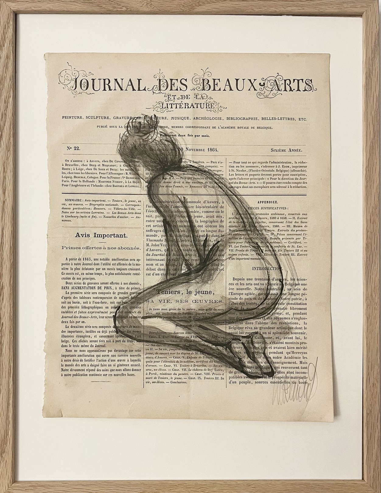 Marie Renaud, Nu sur Journal des beaux Arts Marie Renaud, Nu sur Journal des beaux Arts