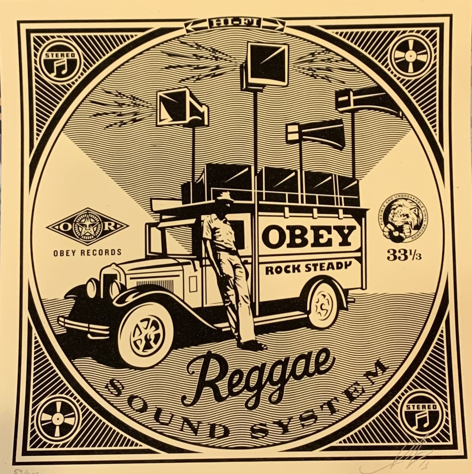Shepard Fairey (Obey), Reggae sound system Shepard Fairey (Obey), Reggae sound system