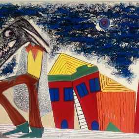 Gemälde, Les marches du palais, Barbara Goldmann