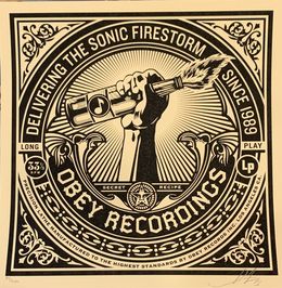 Print, Sonic firestorm, Shepard Fairey (Obey)