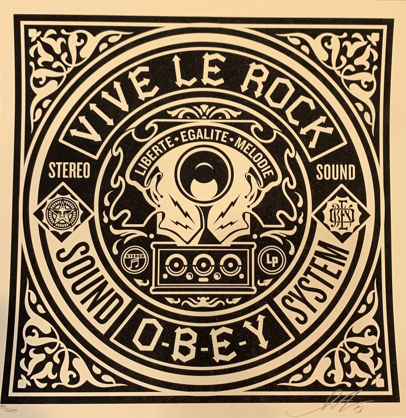 Shepard Fairey (Obey), Vive le rock Shepard Fairey (Obey), Vive le rock
