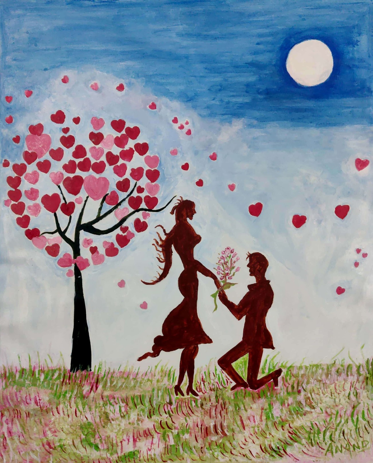 Anand Manchiraju, A romantic scene Anand Manchiraju, A romantic scene