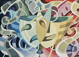 Fine Art Drawings, Masks, Eter Merkviladze