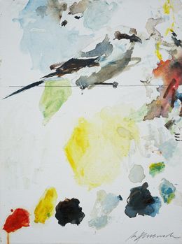 Gemälde, Seltener Vogel III, Mark Hellbusch