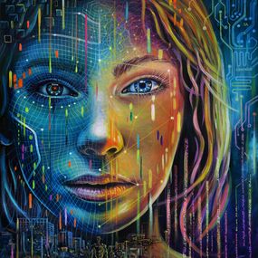 Painting, Alex I.A, Sylvaine Merlet
