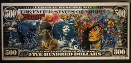 Print, Jimmy Hendrix Dollars, Joa Kena