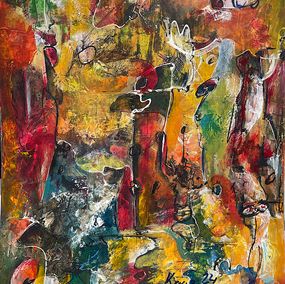Pintura, Dancing in the Rain IV, Kajazun (Kajo) Avetisyan