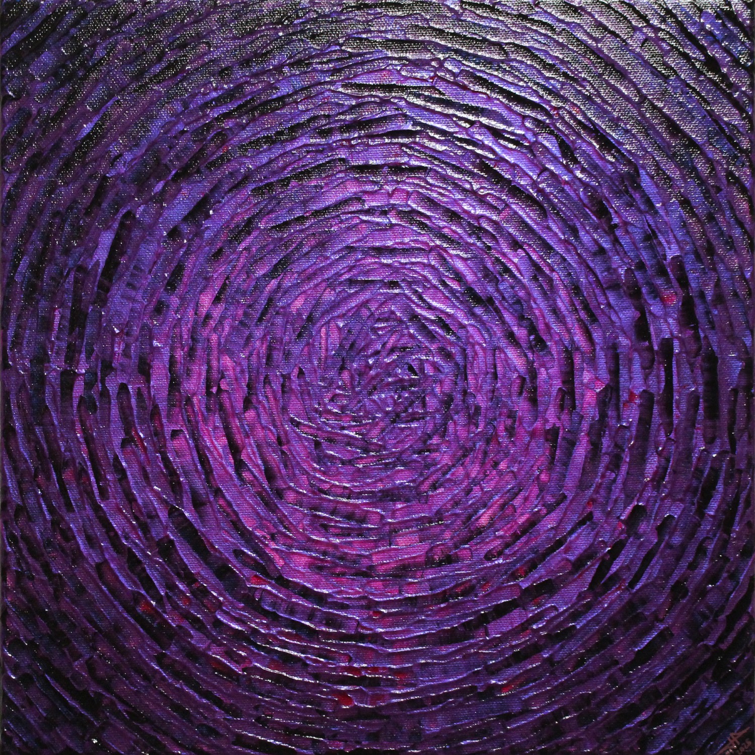Jonathan Pradillon, Éclat concentrique violet Jonathan Pradillon, Éclat concentrique violet