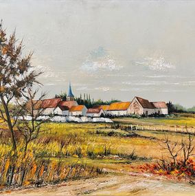 Gemälde, Printemps à Themericourt, Vexin Réf : CPBD1075, Lucien Gondret