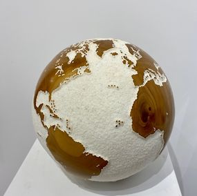 Skulpturen, Globe White sand, Bruno Helgen