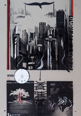 Peinture, Jour de congé N°1 - MA45, Michelle Auboiron