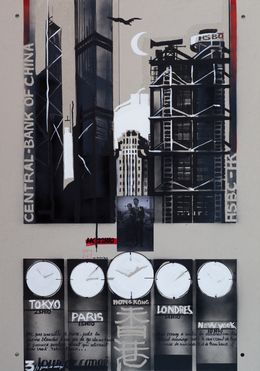 Peinture, Jour de congé N°3 - MA47, Michelle Auboiron