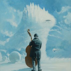 Gemälde, Contabass on langeron, Kateryniuk Oleg