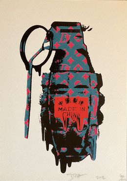Print, Lithographie (5) (3), Death NYC