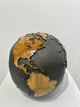 Sculpture, Globe Graphite, Bruno Helgen